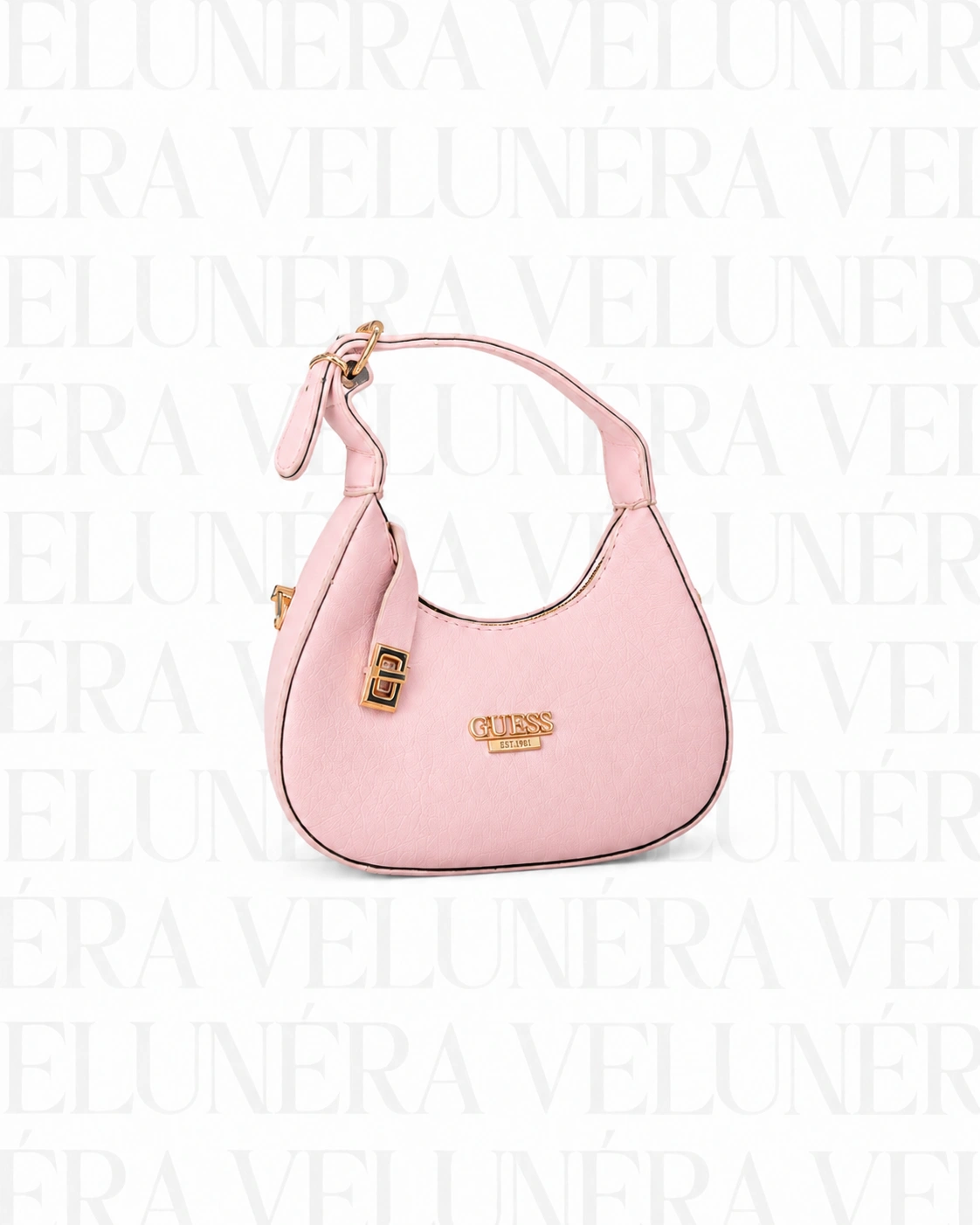 Guess Hobo Shoulder Bag – Elegantna ženska torbica sa zlatnim detaljima