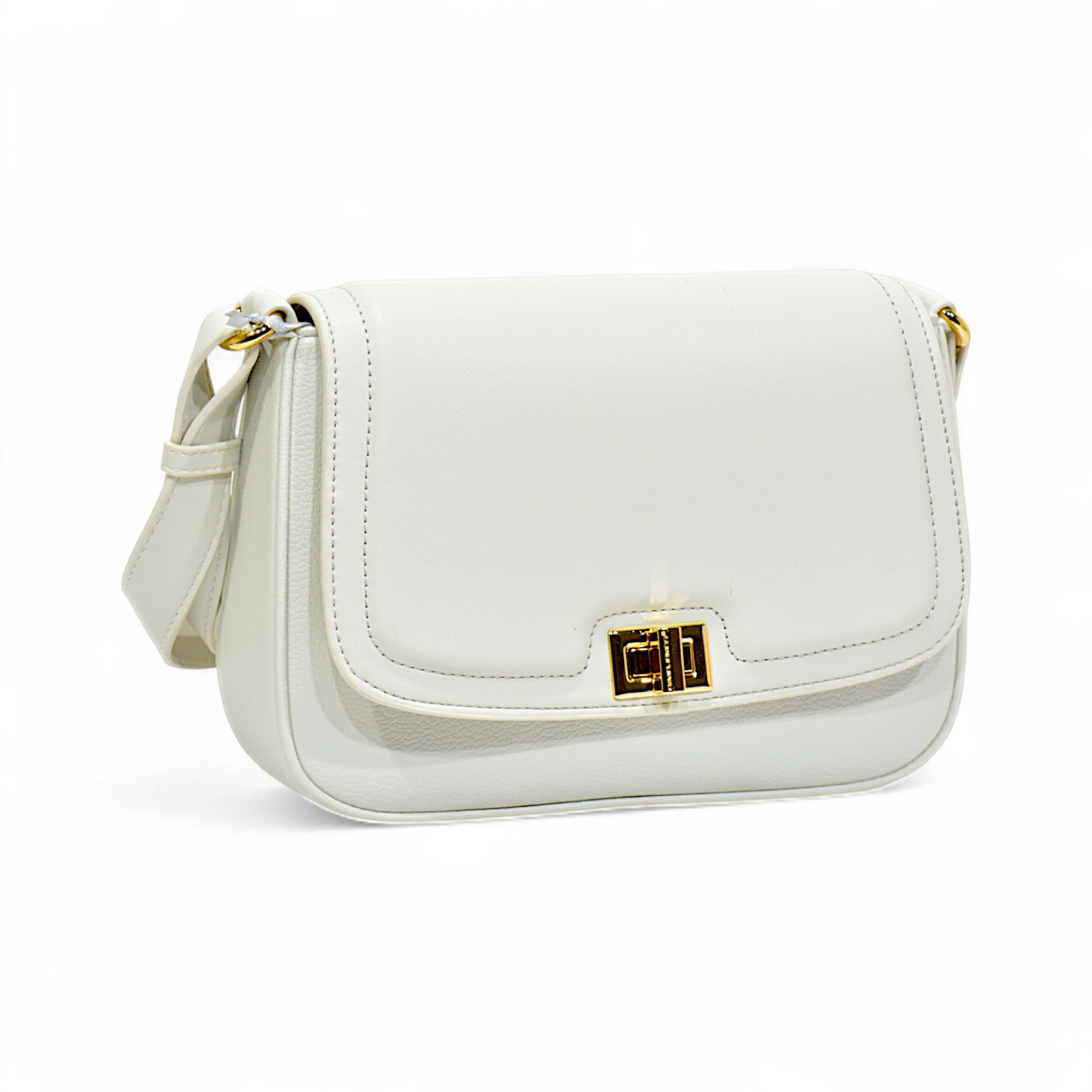 Elegantna Crossbody Torbica sa Zlatnom Kopčom
